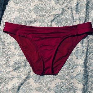 Maroon bikini bottom